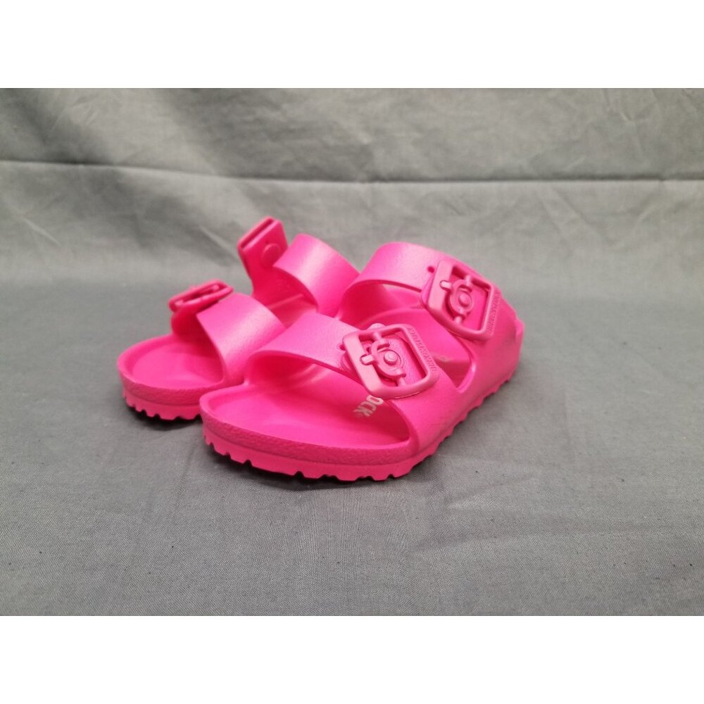 Birkenstock Girls Arizona EVA Sandals Buckle Beetroot Size 11K NARROW NEW NO BOX - Picture 4 of 9